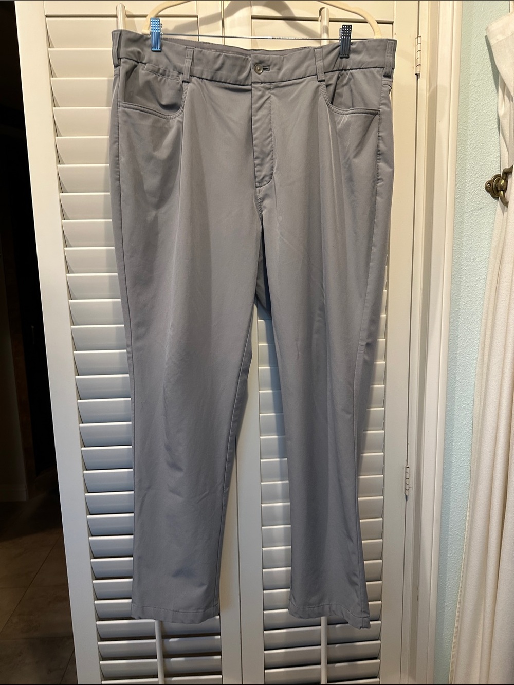 Walter Hagen Light Gray Men's Chinos